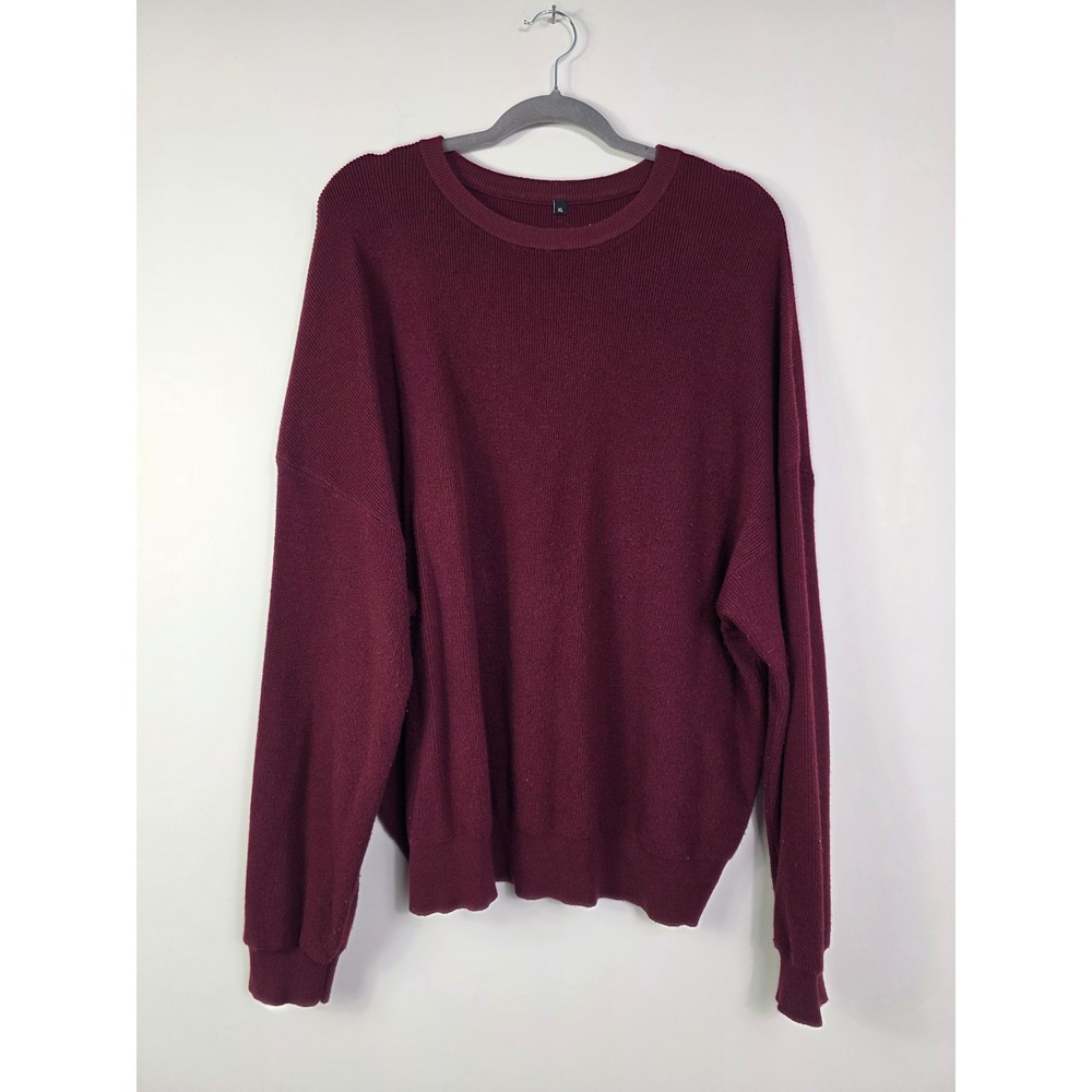 Arach & Cloz Maroon Crewneck Sweater Size XL